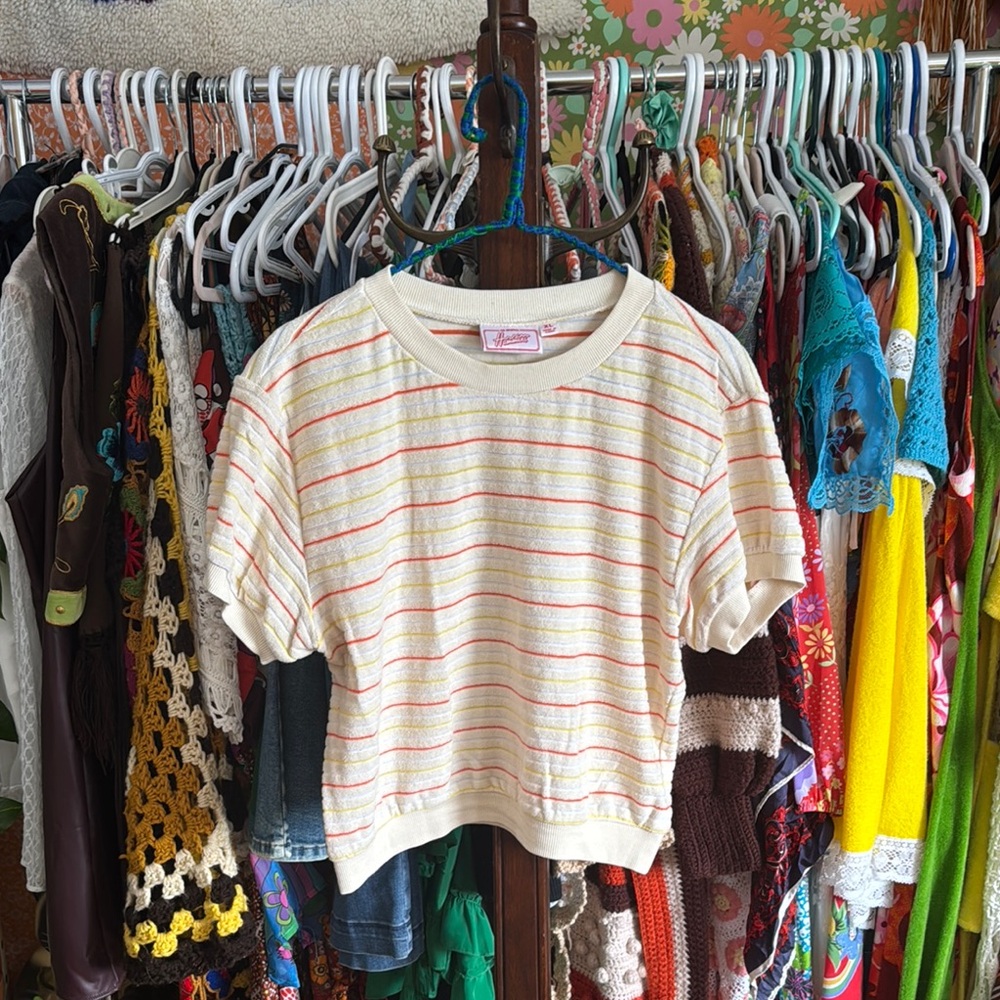 Vintage Inspired 70s Terry Cloth Tee